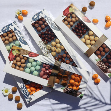 Dragéeæske med 5 lakrids varianter - Aalborg Chokolade - Gourmet-Butikken